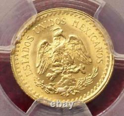 1945 PCGS MS 67 Mexico Gold 2 1/2 Peso Coin, 90% Fine Gold Mexican Coin, KM #463