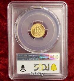 1945 PCGS MS 67 Mexico Gold 2 1/2 Peso Coin, 90% Fine Gold Mexican Coin, KM #463