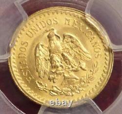 1945 PCGS MS 67 Mexico Gold 2 1/2 Peso Coin, 90% Fine Gold Mexican Coin, KM #463