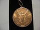 1947 Mexico 50 Peso Gold Coin Withneckless Bezel 37.5 Grams Fine Gold