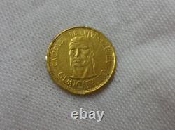 1955-60 CACIQUES DE VENEZUELA GUAICAIPURO. 900 Fine Gold Coin
