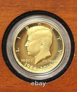 1964-2014 (50th Anniversary) KENNEDY Half Dollar 3/4 oz. 9999 Fine Gold Coin