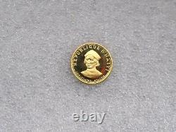 1973 Haiti 100 Gourdes Proof 900 Fine Gold Coin Mintage of Only 915