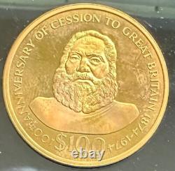 1974 Fiji 1/2 oz fine Gold Rare Coin + Trial Strike near MELT VALUE 1974 Fiji 1/2 oz fine Gold Rare Coin + Trial Strike near MELT VALUE