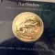 1975 Barbados $ 100 Usd Rare Gold Coin. 5 Fineness/6.21 Grams