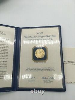 1977 Malaysia 200 Ringgit GOLD Proof Coin 7.22 grams 900/1000 FINE GOLD
