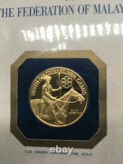 1977 Malaysia 200 Ringgit GOLD Proof Coin 7.22 grams 900/1000 FINE GOLD