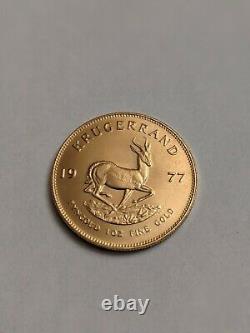 1977 South Africa 1 Oz. Fine Gold Krugerrand Coin