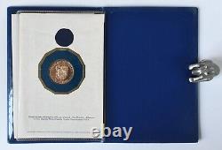 1978 Republic of Panama 75 Balboas. 500 Fine Proof Gold Coin in Original Folder