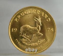 1978 South Africa 1 OZ Gold Krugerrand One Ounce Fine Gold