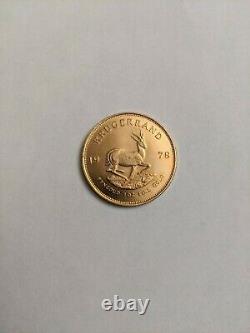 1978 South Africa 1 Oz. Fine Gold Krugerrand Coin