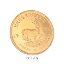 1978 South African Gold Krugerrand 1 oz. Fine Gold Coin Bullion