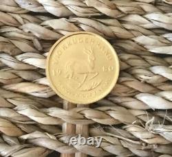 1980 1/10 OZ Fine Gold South African Krugerrand Coin-One Owner