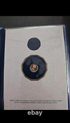 1980 British Virgin Islands Proof 25$ Coin Gold Very Low Mintage? RARE