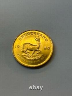 1980 South African 1oz Fine Gold Krugerrand (TDY022807)