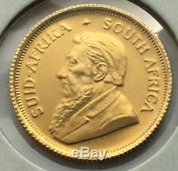 1981 Krugerrand South African 1/10 Oz Fine Gold Coin