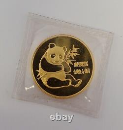 1982 1/4oz Chinese Gold Panda Coin 999 Fine 1st Year Sealed China