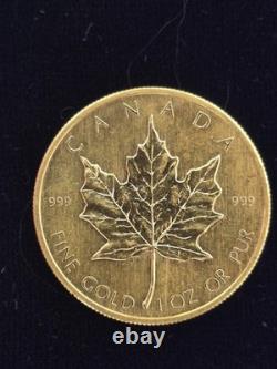 1982 Canadian Gold Maple Leaf $50 Coin 1 oz. 999 Fine Gold