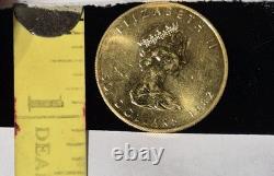 1982 Canadian Gold Maple Leaf $50 Coin 1 oz. 999 Fine Gold