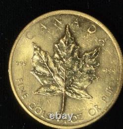 1982 Canadian Gold Maple Leaf $50 Coin 1 oz. 999 Fine Gold