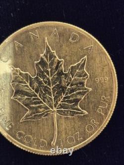1982 Canadian Gold Maple Leaf $50 Coin 1 oz. 999 Fine Gold
