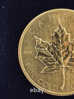 1982 Canadian Gold Maple Leaf $50 Coin 1 oz. 999 Fine Gold