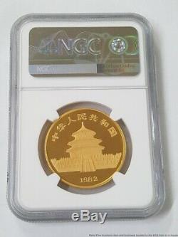 1982 NGC MS66 1 oz China Fine 999 Gold Panda Coin 100 Yuan Bullion
