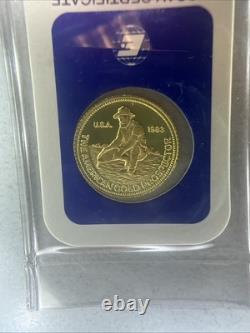 1983 1/10th oz 9999 Fine Gold Engelhard Prospector Bar