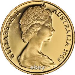 1983 Australia $200 Gold Coin Proof Koala 0.916 Fine 10 Grams OGP COA