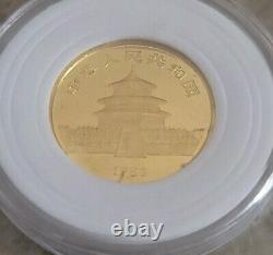 1983 China 10 Yuan 1/10 Oz. 9999 Fine Gold Panda Coin