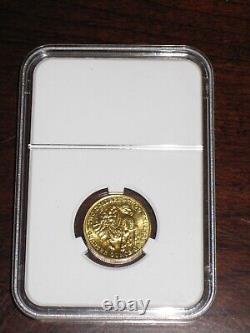 1984 Singapore 1/4 oz Qilin Gold Coin. 999 fine gold uncirculated