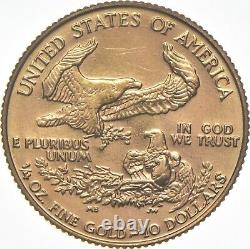 1986 $10 American Gold Eagle 1/4 Oz. 999 Fine Gold 0181