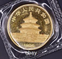 1986 China 100 Yuan 1 oz. 999 Fine Gold Panda Mint Sealed