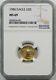 1986 Gold Eagle $5 Ngc Ms 69 Tenth-ounce 1/10 Oz Fine Gold