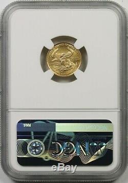 1986 Gold Eagle $5 NGC MS 69 Tenth-Ounce 1/10 oz Fine Gold