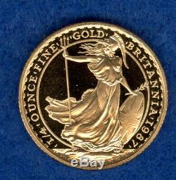 1987 1/4 oz Gold Britannia (. 9167 Fine Gold)
