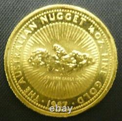 1987 Australian Nugget 1/4 Oz Fine Gold Coin