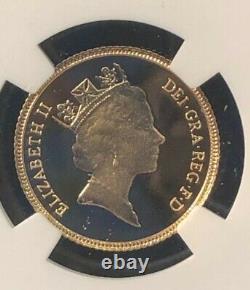 1987 UK 1/2 Sov St George and the Dragon Fine Gold Coin NGC Ultra Cameo PF70 NEW