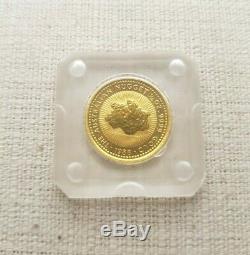 1988 Australian Nugget Coin 1/10 oz Fine Gold $15 Australian in Case PreOwned