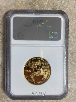 1988 P Gold Eagle G$25 1/2 Oz Fine Gold U. S. Mint PF 70 Ultra Cameo NGC