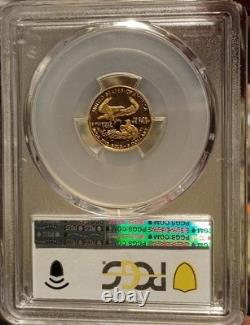 1988-P PROOF US American GOLD Eagle 1/10 T. Oz. FINE Coin $5 Dollar PR69 PCGS