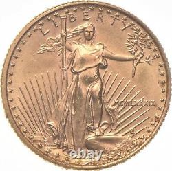 1989 $5 American Gold Eagle 1/10 Oz. 999 Fine Gold 0145