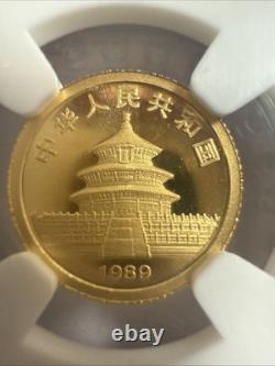 1989 5 Yuan Chinese Mint Panda 1/20th Ounce. 999 Fine Pure Gold Coin #299 1989 5 Yuan Chinese Mint Panda 1/20th Ounce. 999 Fine Pure Gold Coin #299