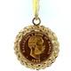 1989 Kalakaua I King Of Hawaii 1/10 Oz Fine Gold Coin Framed 14k Gold Pendant