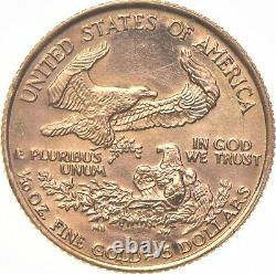 1990 $5 American Gold Eagle 1/10 Oz. 999 Fine Gold 0144