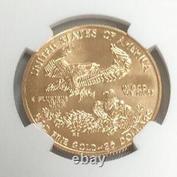 1990 American Gold Eagle G$25 GOLD Coin NGC MS69 1/2 Oz Fine Bullion Rare