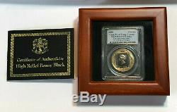 1990 Isle of Man Penny Black Proof 1oz. 999 Fine Gold Coin, PCGS Gem Proof DCAM
