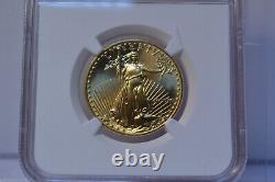 1990 MCMXC American Gold Eagle Ngc Ms69 1/2 Oz Fine Gold United States Coin