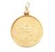 1991 1/4 Oz Gold Panda Coin Pendant Large Date. 999 Fine 14k Gold Bezel
