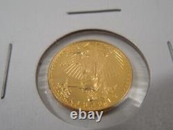 1992 $5 Gold American Eagle Coin 1/10 oz Fine Gold Mintage 209,300